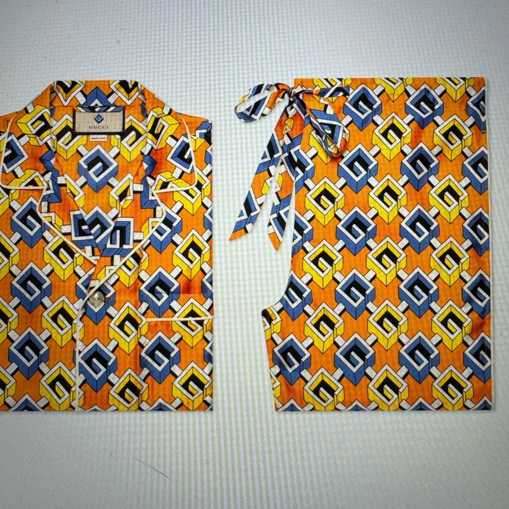 Gucci silk pajamas set